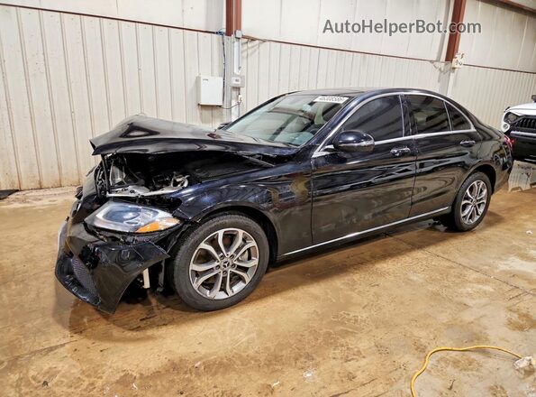 55SWF4KB7HU227583 2017 MERCEDES-BENZ C Black Przód lewy