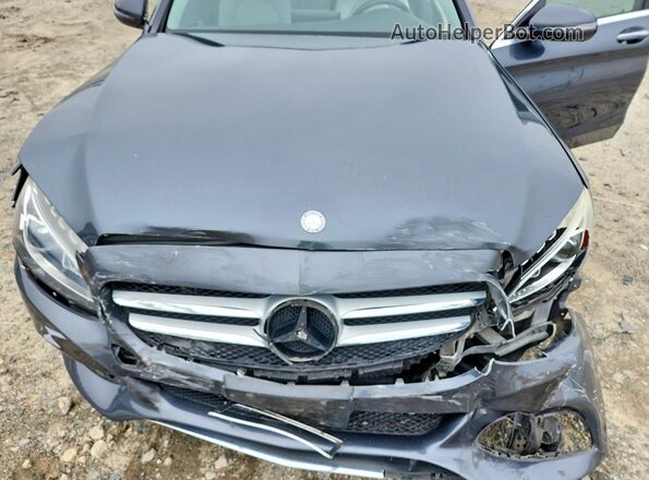 55SWF4KB8GU097568 2016 MERCEDES-BENZ C Gray Вид задньої частини салону