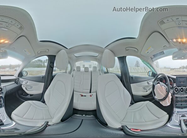 55SWF4KB8GU097568 2016 MERCEDES-BENZ C Gray Вид наклейки з VIN-кодом
