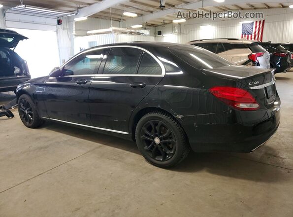 55SWF4KB8GU103675 2016 MERCEDES-BENZ C Black უკანა მარცხენა