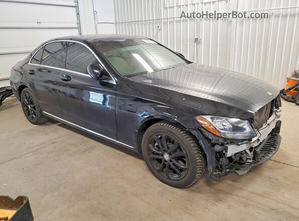 55SWF4KB8GU103675 2016 MERCEDES-BENZ C Black წინა მარჯვენა