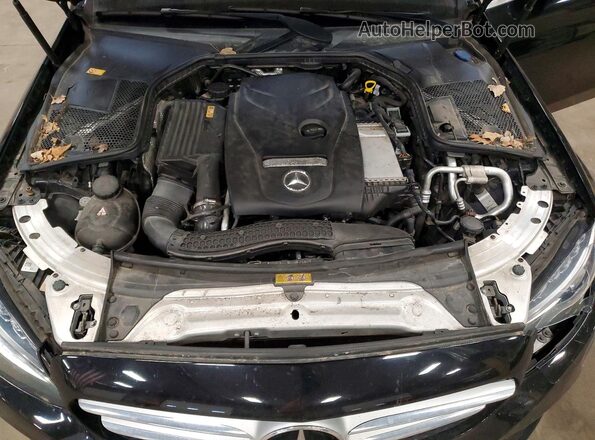 55SWF4KB8GU105300 2016 MERCEDES-BENZ C Black Вид задньої частини салону