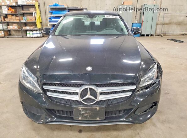 55SWF4KB8GU105300 2016 MERCEDES-BENZ C Black Вид спереду