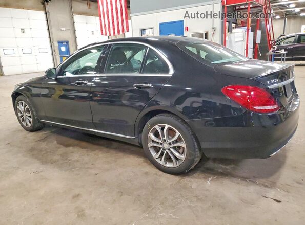 55SWF4KB8GU105300 2016 MERCEDES-BENZ C Black Задня ліва чверть