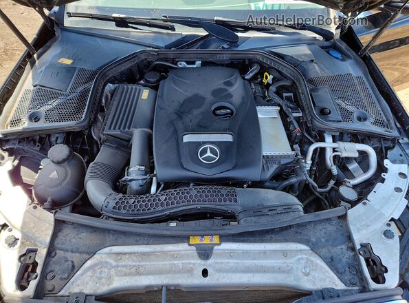 55SWF4KB8GU145232 2016 MERCEDES-BENZ C Black Widok wnętrza z tyłu