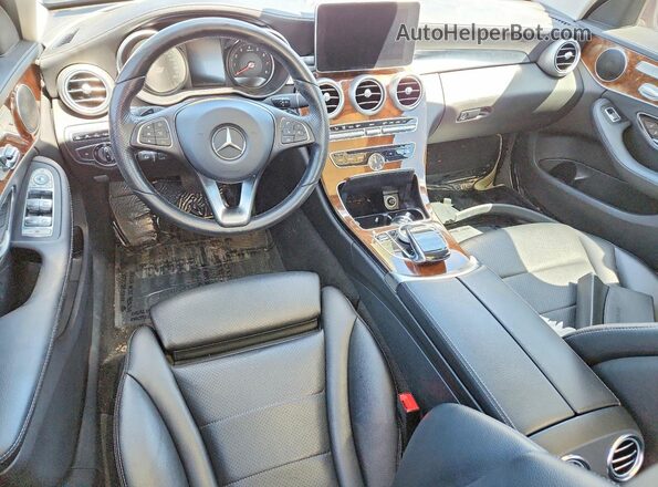 55SWF4KB8GU145232 2016 MERCEDES-BENZ C Black Widok deski rozdzielczej