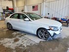 2016 Mercedes-benz C 300 4matic White vin: 55SWF4KB8GU157980