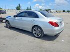 2016 Mercedes-benz C 300 4matic Silver vin: 55SWF4KB8GU172432