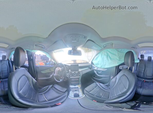 55SWF4KB9GU102874 2016 MERCEDES-BENZ C White Вид наклейки з VIN-кодом