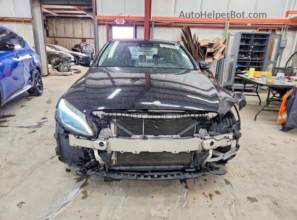 55SWF4KBXGU120168 2016 MERCEDES-BENZ C Black წინა ხედი