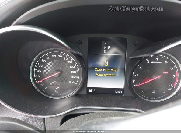 55SWF6EB1JU266683 2018 MERCEDES-BENZ AMG C 43 Gray უკანა სავარძლების ხედი
