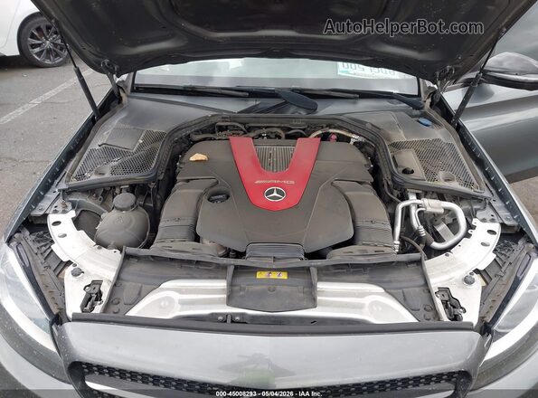 55SWF6EB1JU266683 2018 MERCEDES-BENZ AMG C 43 Gray უკანა ხედი