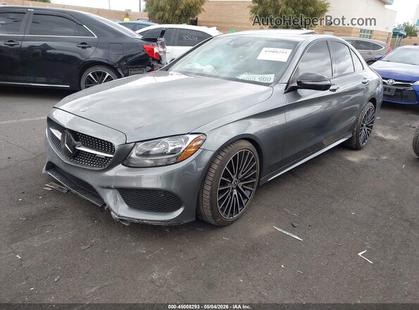 55SWF6EB1JU266683 2018 MERCEDES-BENZ AMG C 43 Gray 