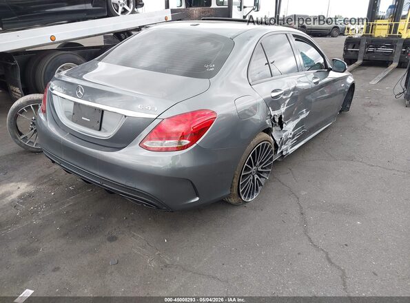 55SWF6EB1JU266683 2018 MERCEDES-BENZ AMG C 43 Gray უკანა მარჯვენა
