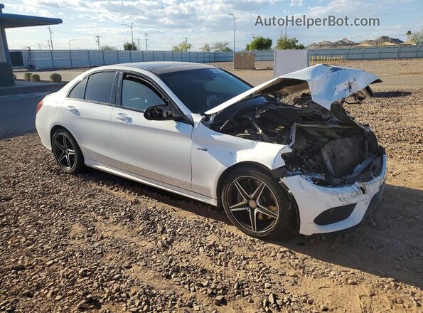 55SWF6EB2GU129292 2016 MERCEDES-BENZ C White Առջևի աջ