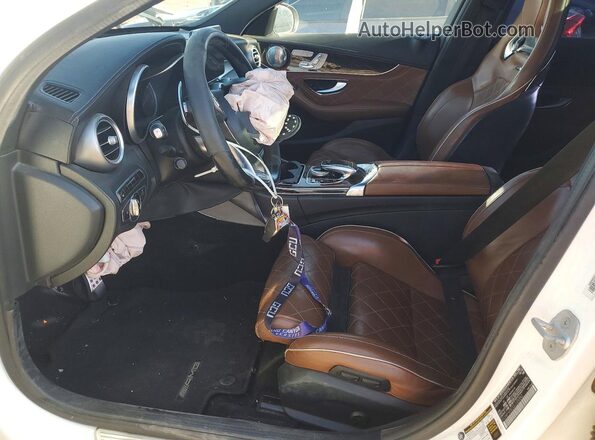 55SWF6EB2GU129292 2016 MERCEDES-BENZ C White Սալոնի դիմացի տեսք