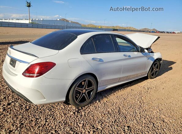 55SWF6EB2GU129292 2016 MERCEDES-BENZ C White Հետևի աջ