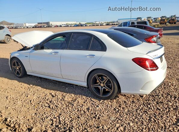 55SWF6EB2GU129292 2016 MERCEDES-BENZ C White Հետևի ձախ