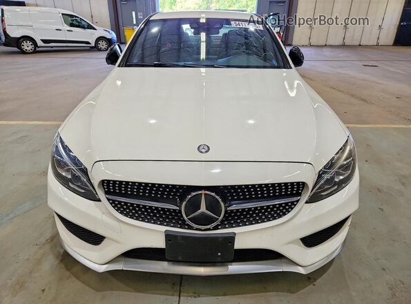 55SWF6EB2GU133262 2016 MERCEDES-BENZ C White Դիմացի տեսք
