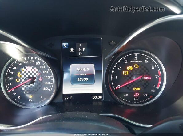 55SWF6EB2HU210178 2017 MERCEDES-BENZ AMG C 43 Black Вид задніх сидінь