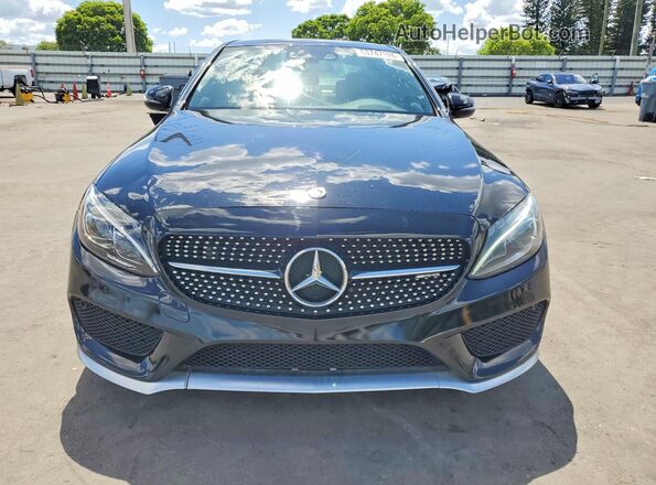 55SWF6EB2JU267079 2018 MERCEDES-BENZ C Black Widok z przodu
