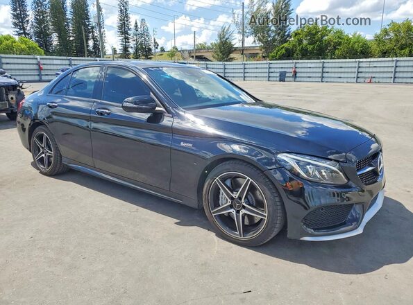 55SWF6EB2JU267079 2018 MERCEDES-BENZ C Black Przód prawy