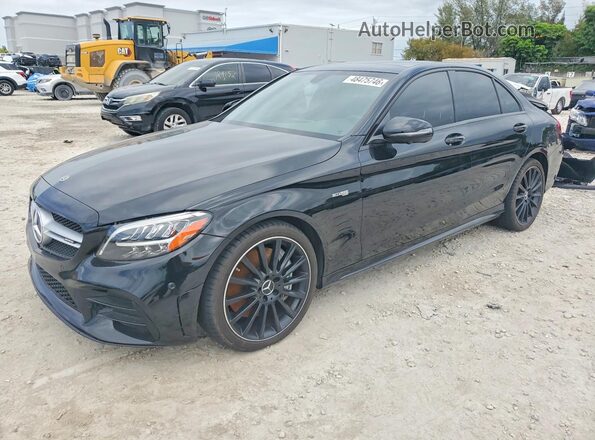55SWF6EB2LU328613 2020 MERCEDES-BENZ C Black Przód lewy