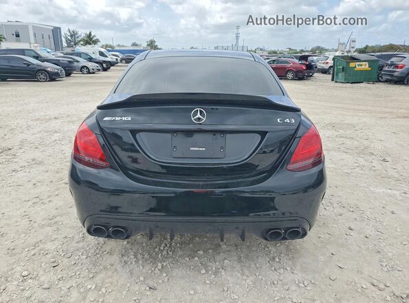 55SWF6EB2LU328613 2020 MERCEDES-BENZ C Black Widok z tyłu