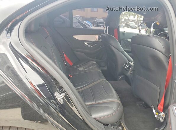 55SWF6EB2LU328613 2020 MERCEDES-BENZ C Black Widok tylnych siedzeń