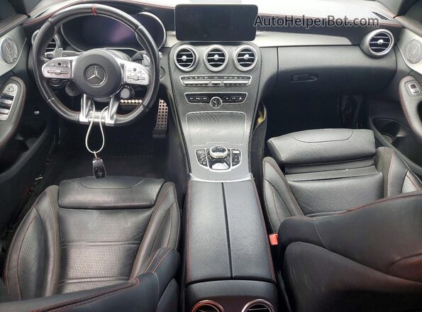55SWF6EB2LU328613 2020 MERCEDES-BENZ C Black Widok deski rozdzielczej