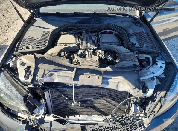 55SWF6EB3HU199868 2017 MERCEDES-BENZ C Серый Вид задней части салона