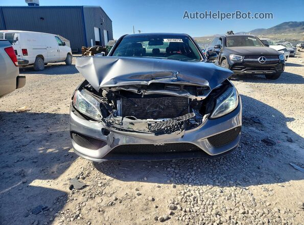 55SWF6EB3HU199868 2017 MERCEDES-BENZ C Серый Вид спереди