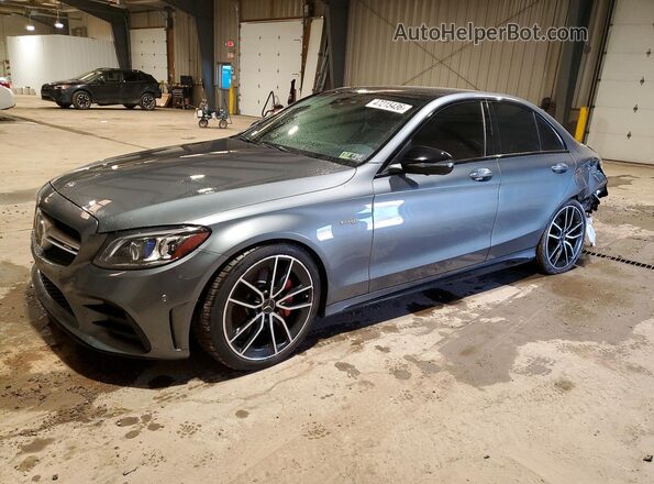 55SWF6EB4LU330430 2020 MERCEDES-BENZ C Gray Передня ліва чверть
