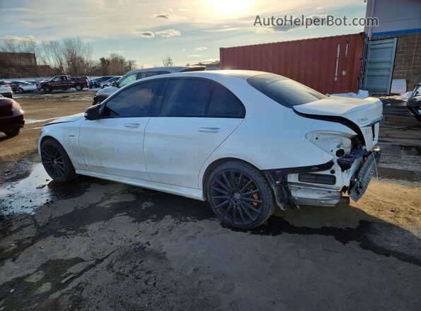55SWF6EB7GU110060 2016 MERCEDES-BENZ C White Rear left