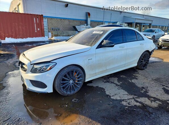 55SWF6EB7GU110060 2016 MERCEDES-BENZ C White Front left
