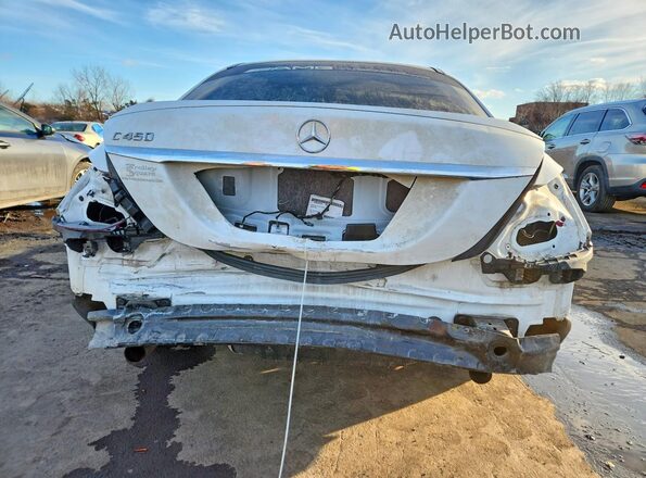 55SWF6EB7GU110060 2016 MERCEDES-BENZ C White Rear view