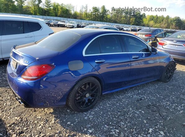 55SWF6EB7LU331345 2020 MERCEDES-BENZ C Blue უკანა მარჯვენა
