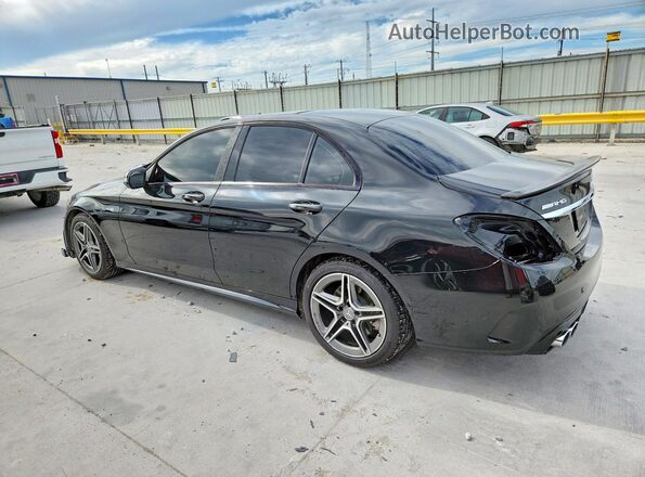 55SWF6EB9KU321060 2019 MERCEDES-BENZ C Black Rear left