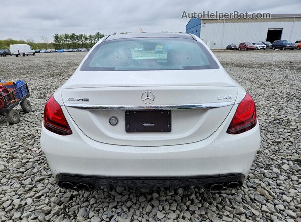 55SWF6EB9LU331671 2020 MERCEDES-BENZ C White Հետևի տեսք