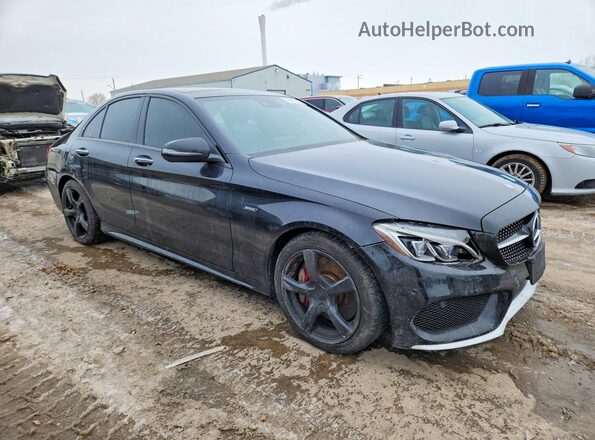 55SWF6EBXGU143117 2016 MERCEDES-BENZ C Black Передня права чверть