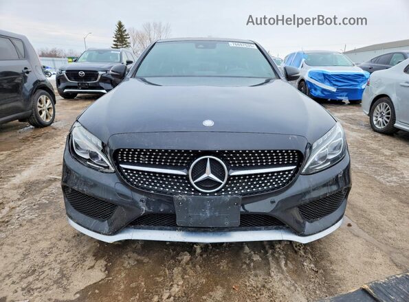 55SWF6EBXGU143117 2016 MERCEDES-BENZ C Black Вид спереду