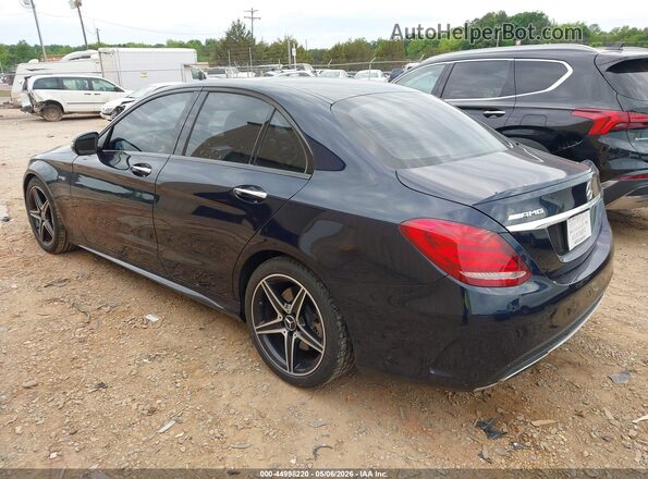 55SWF6EBXHU214446 2017 MERCEDES-BENZ AMG C 43 Blue უკანა მარცხენა