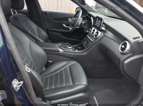 55SWF6EBXHU214446 2017 MERCEDES-BENZ AMG C 43 Blue წინა სალონის ხედი
