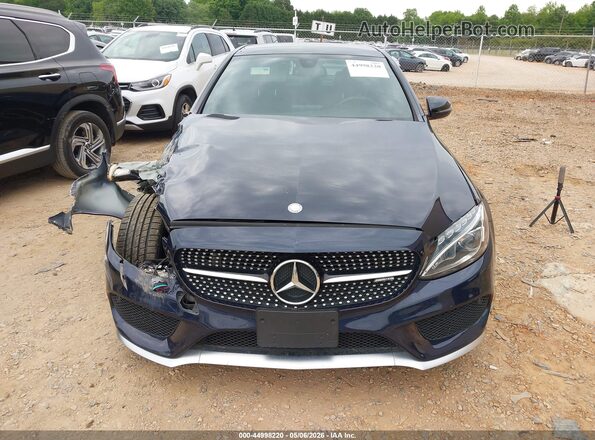 55SWF6EBXHU214446 2017 MERCEDES-BENZ AMG C 43 Blue ხელსაწყოთა პანელის ხედი