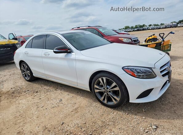 55SWF8DB0KU285014 2019 MERCEDES-BENZ C White Առջևի աջ