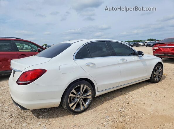 55SWF8DB0KU285014 2019 MERCEDES-BENZ C White Հետևի աջ