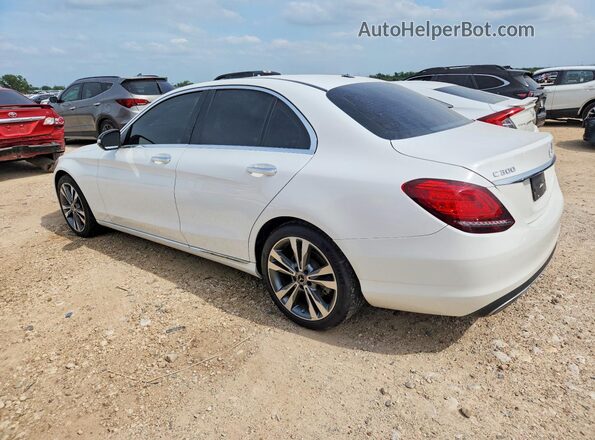 55SWF8DB0KU285014 2019 MERCEDES-BENZ C White Հետևի ձախ