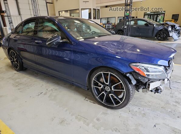 55SWF8DB0KU311952 2019 MERCEDES-BENZ C Синий 
