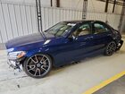 2019 Mercedes-benz C 300 Синий vin: 55SWF8DB0KU311952 Damage: Lf Axle Assembly, Broken, Replacement Required
