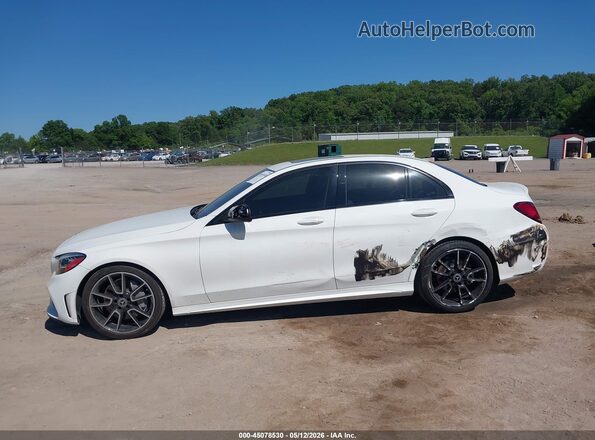 55SWF8DB1KU306906 2019 MERCEDES-BENZ C-CLASS White Vista interior de 360 grados